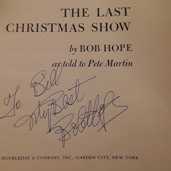 The Last  Christmas Show by Bob Hope Book - Picture 4 of 5